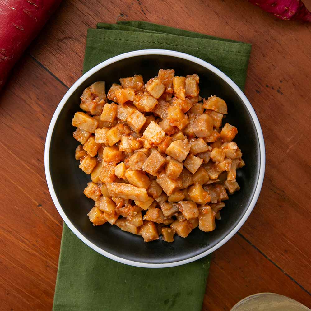 Por&ccedil;&atilde;o de Batata Doce em Cubos