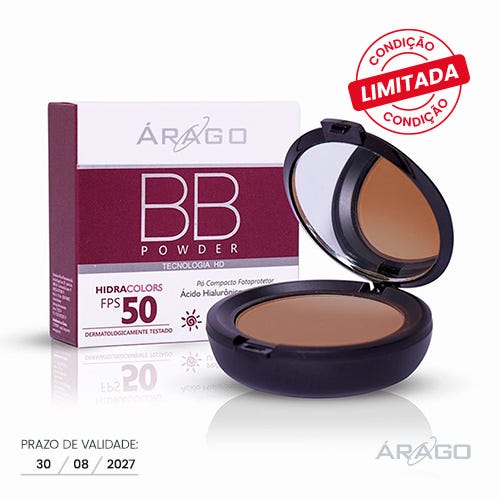 BB Powder Hidracolors FPS 50 - Chocolate 12g