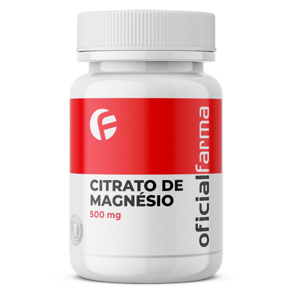 Citrato de Magn&eacute;sio 500mg 60 C&aacute;psulas