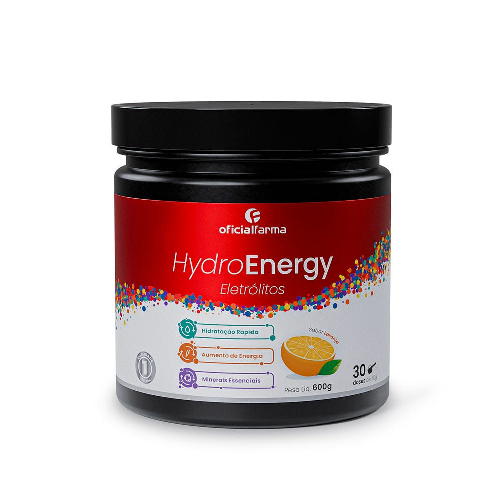 HydroEnergy Isot&ocirc;nico 600g - Sabor Laranja
