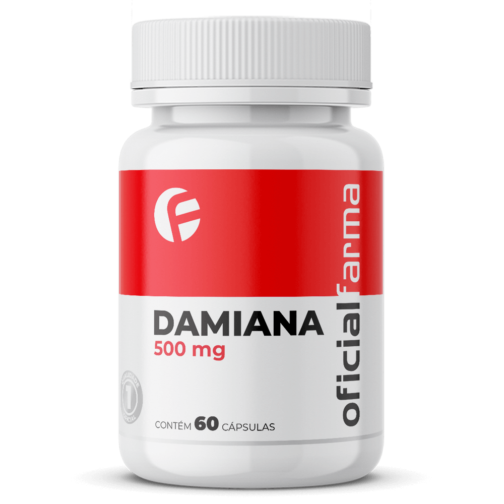 Damiana 500mg 60 C&aacute;psulas 