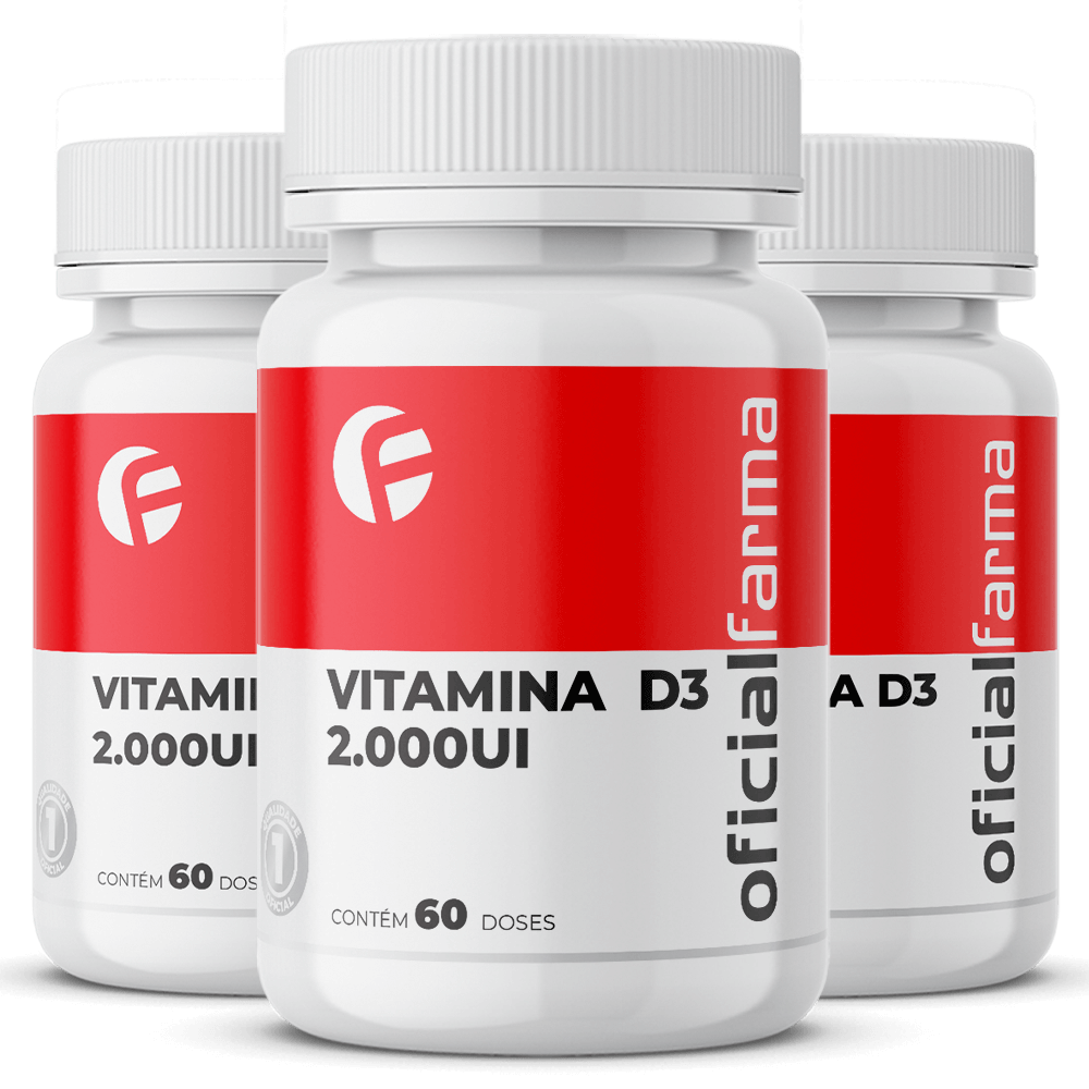 3 Vitamina D3 2000UI 60 Doses