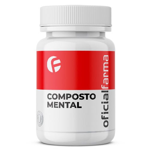 Composto Mental - Concentra&ccedil;&atilde;o e Mem&oacute;ria 120 C&aacute;psulas