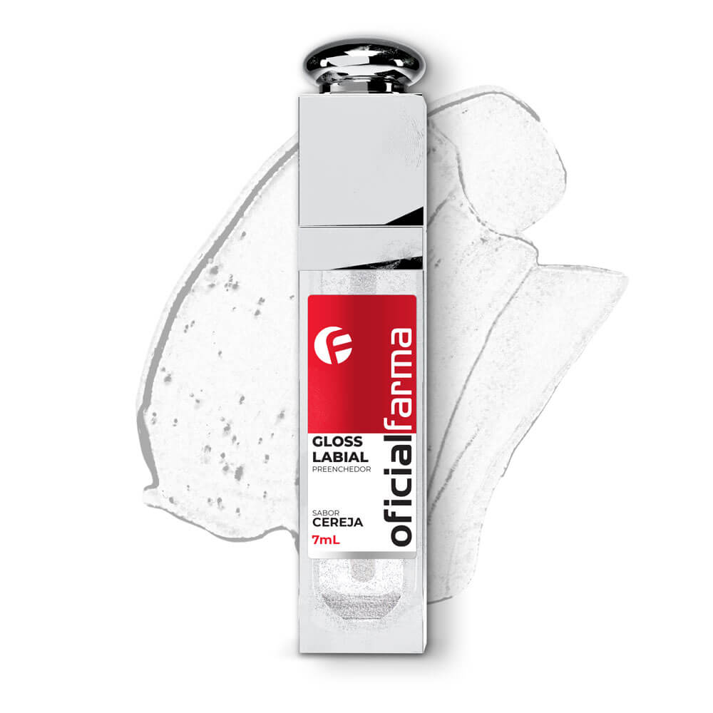 Gloss Labial Preenchedor 7ml Sabor Cereja