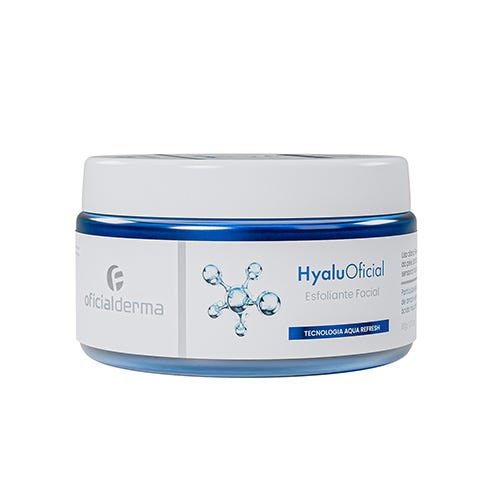 HyaluOficial Esfoliante Facial de &Aacute;cido Hialur&ocirc;nico 60g