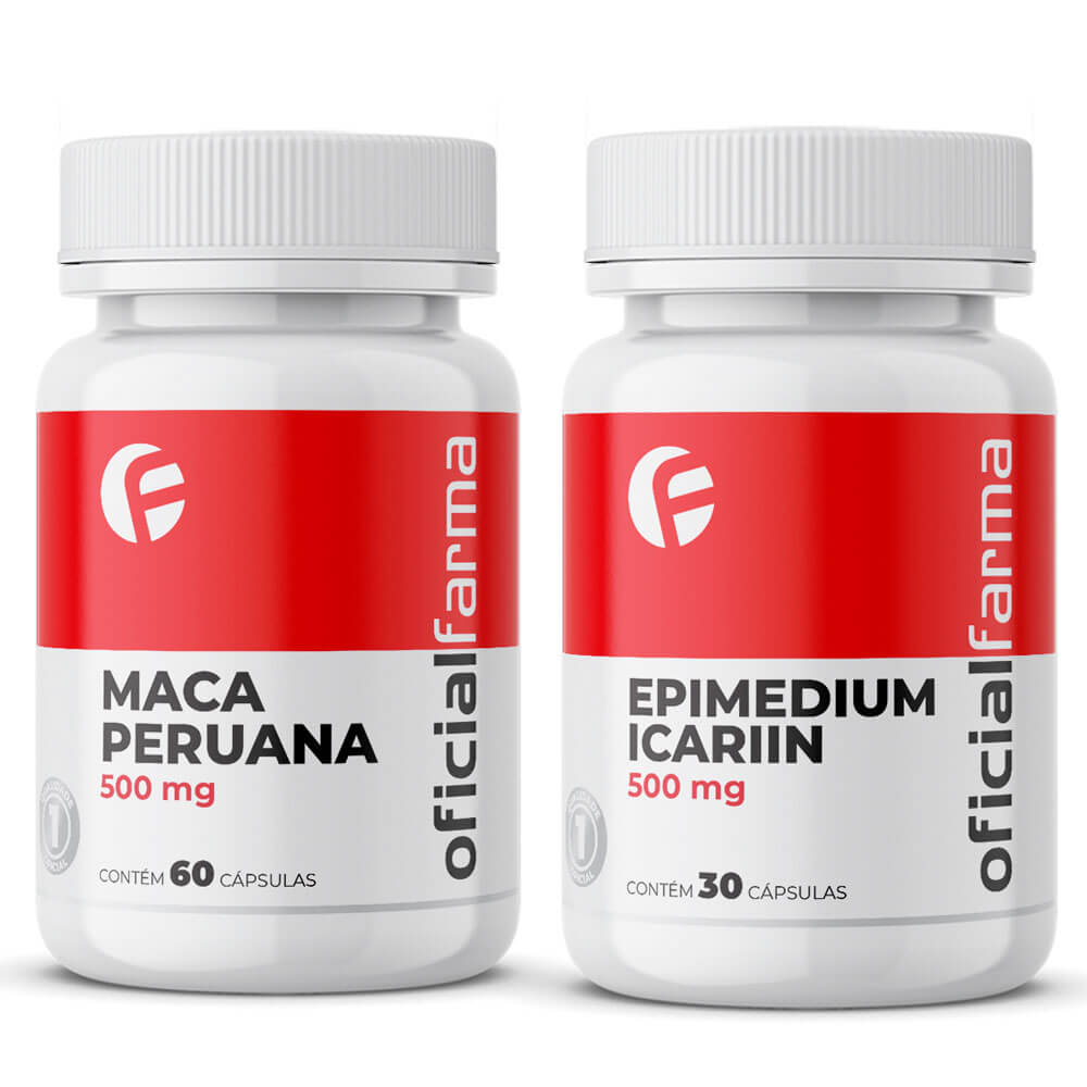 Serotonina e Dopamina - Maca Peruana + Epimedium Icariin