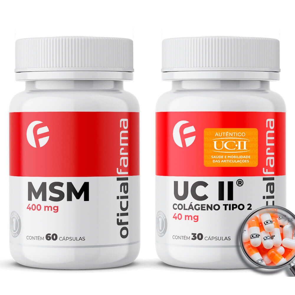Col&aacute;geno Articular - Uc II&reg; + Msm Enxofre Org&acirc;nico