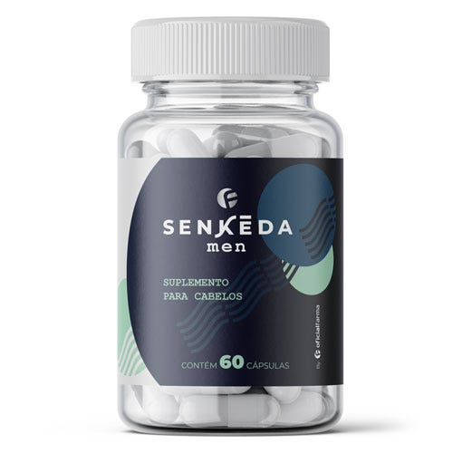 Suplemento para Cabelo Men 120 C&aacute;psulas SENKEDA 