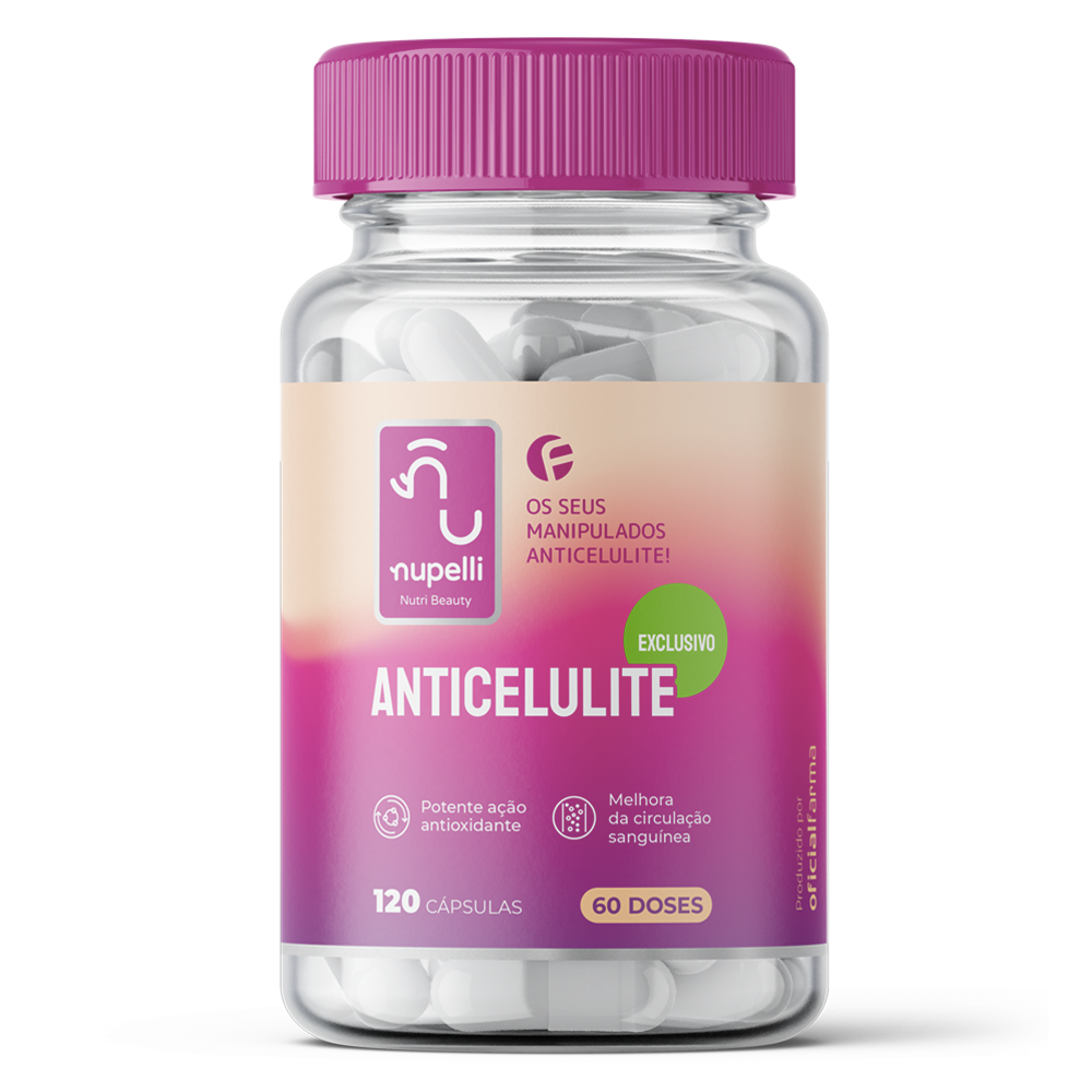 Composto Auxiliar no Tratamento da Celulite "ANTICELULITE" 60 Doses NUPELLI