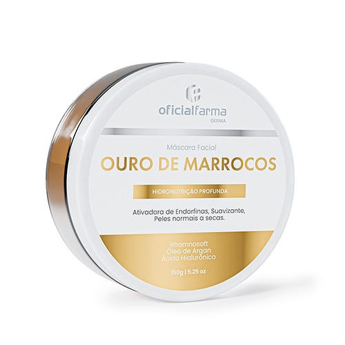 M&aacute;scara Facial Ouro de Marrocos 150g