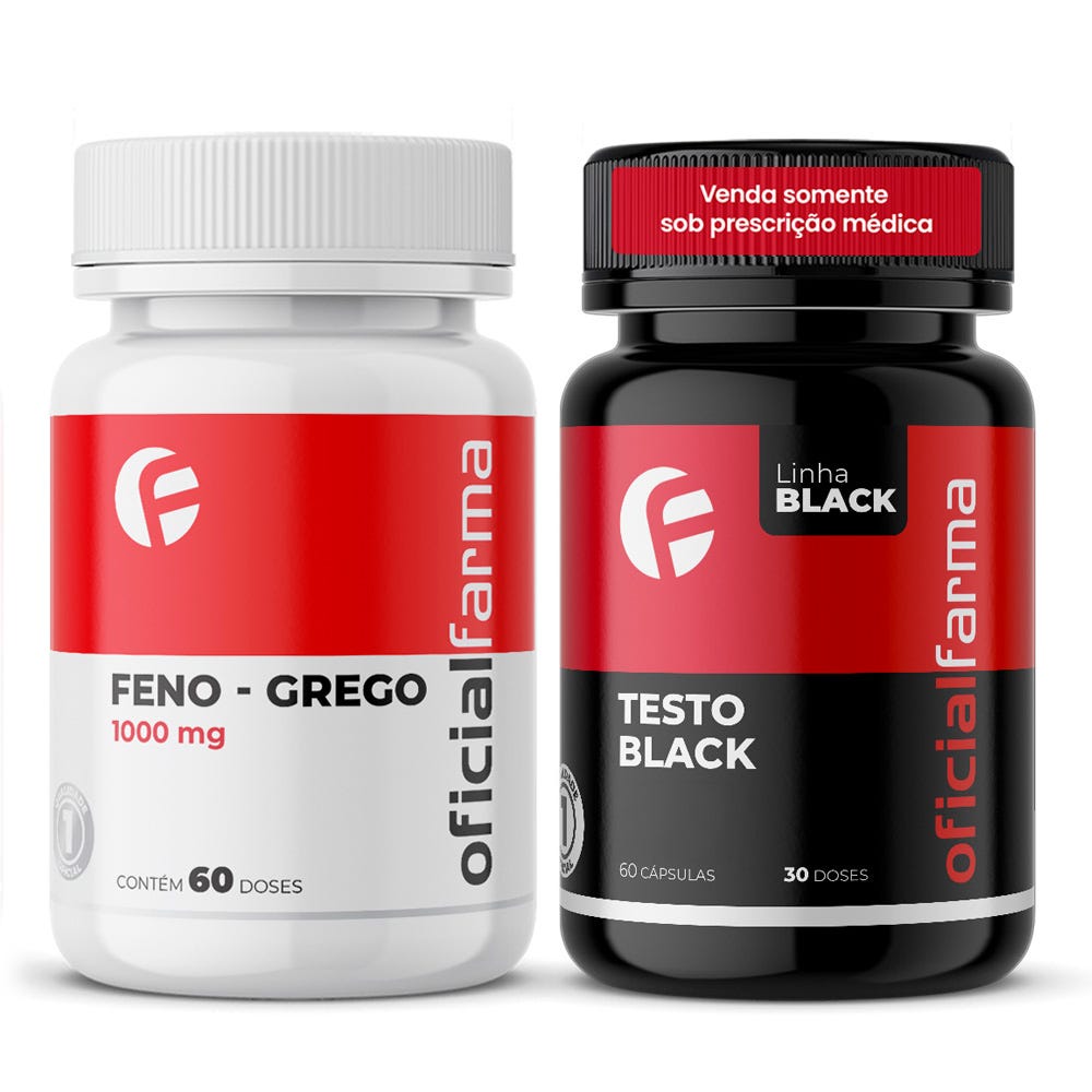 Pack Testosterona - Testo Black + Feno Grego