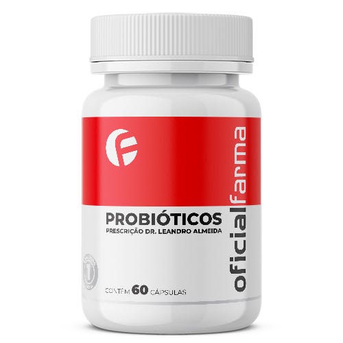 Probi&oacute;ticos 60 C&aacute;psulas - Prescri&ccedil;&atilde;o Dr. Leandro Almeida