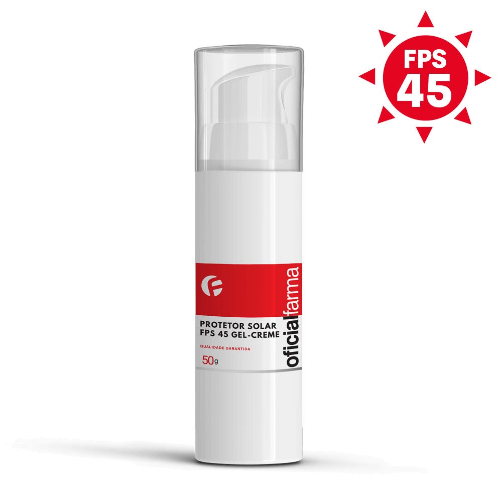 Protetor Solar OficialFarma FPS 45 Gel-Creme - 50g