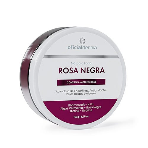 M&aacute;scara Facial de Rosa Negra 150g