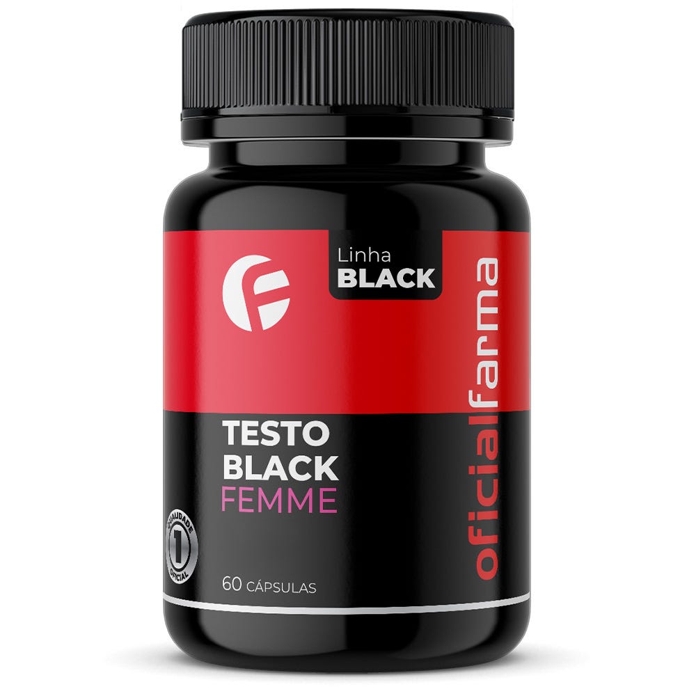 Testo Black Femme 60 c&aacute;psulas