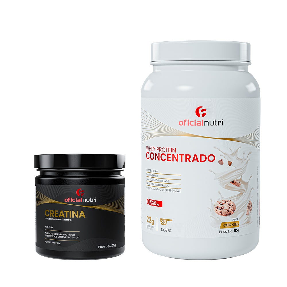 Whey Protein Concentrado + Creatina Monohidratada 300g